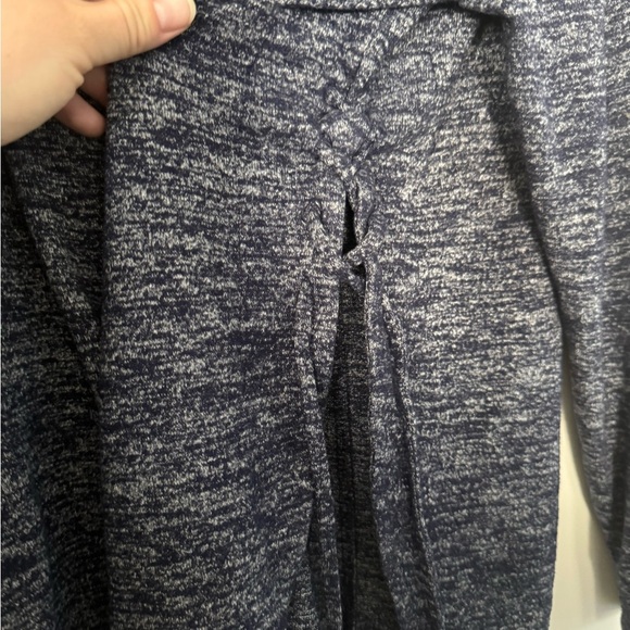 Gap Navy Blue Oversized Sweater with tie sides - Picture 3 of 6